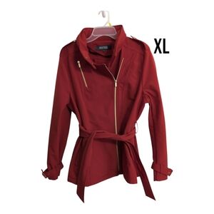 Kenneth‎ Cole Reaction women's xl jacket outwear hidden hoodie